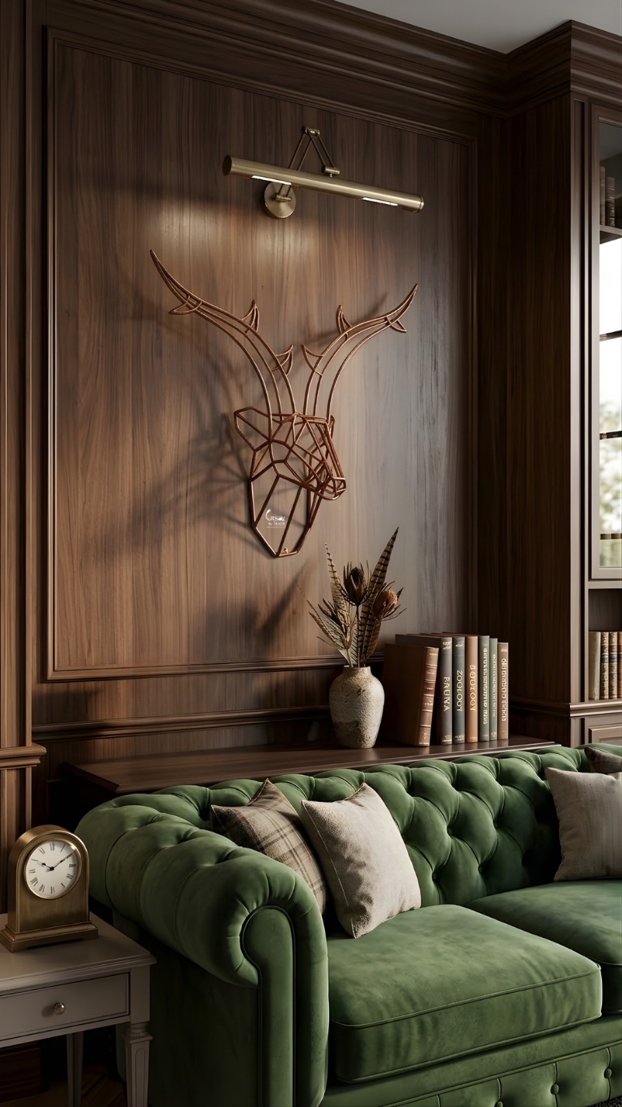 Designer Golden Frame Mirror