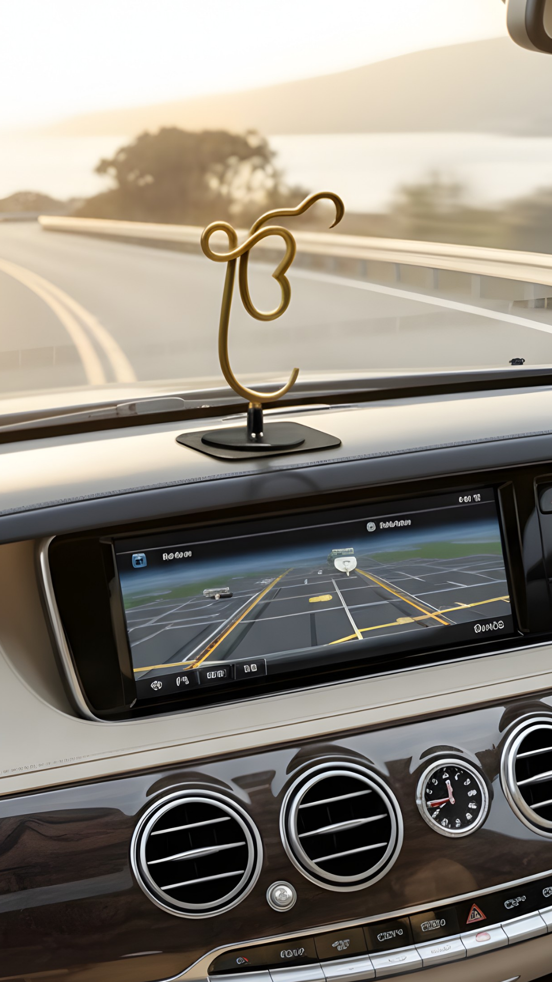 Designer Golden Frame Mirror