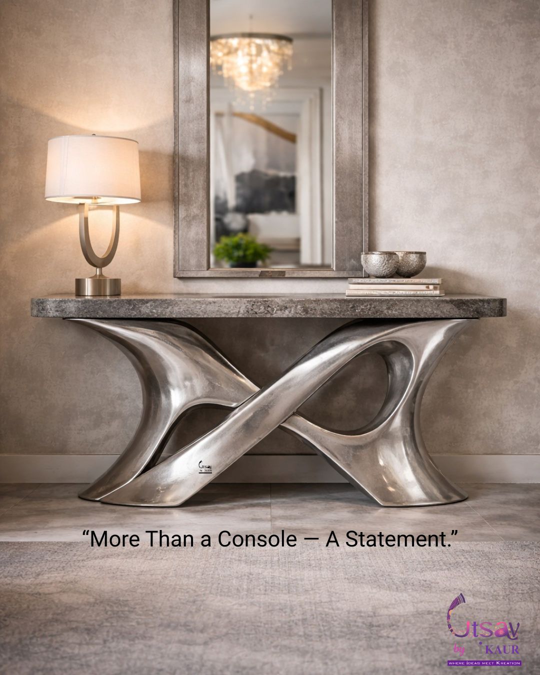 Designer Golden Frame Mirror