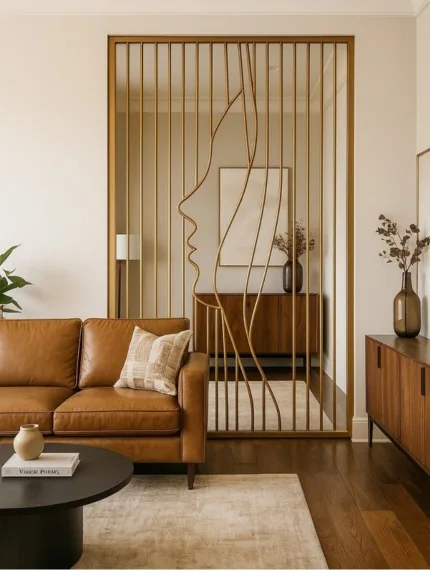 Designer Golden Frame Mirror